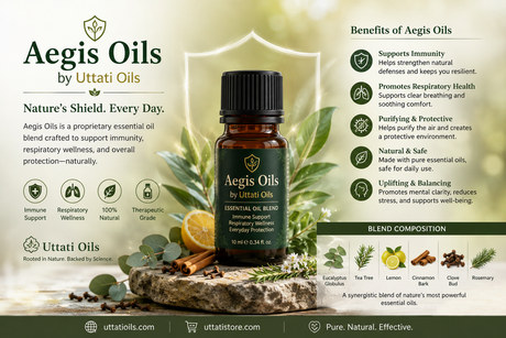 Uttati Aegis Oil Blends - Ancient Inspiration, Modern Aromatic Wellness